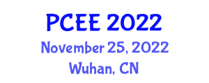 International Conference on Power, Control and Energy Engineering (PCEE) November 25, 2022 - Wuhan, China
