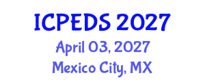International Conference on Power Electronics and Drive Systems (ICPEDS) April 03, 2027 - Mexico City, Mexico International Conference on Power Electronics and Drive Systems (ICPEDS) April 03, 2027 - Mexico City, Mexico