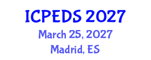 International Conference on Power Electronics and Drive Systems (ICPEDS) March 25, 2027 - Madrid, Spain International Conference on Power Electronics and Drive Systems (ICPEDS) March 25, 2027 - Madrid, Spain