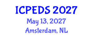 International Conference on Power Electronics and Drive Systems (ICPEDS) May 13, 2027 - Amsterdam, Netherlands International Conference on Power Electronics and Drive Systems (ICPEDS) May 13, 2027 - Amsterdam, Netherlands
