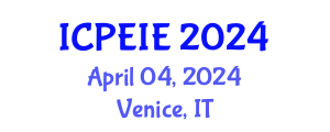 International Conference on Power Electronics and Instrumentation Engineering (ICPEIE) April 04, 2024 - Venice, Italy