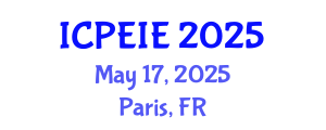 International Conference on Power Electronics and Instrumentation Engineering (ICPEIE) May 17, 2025 - Paris, France