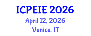 International Conference on Power Electronics and Instrumentation Engineering (ICPEIE) April 12, 2026 - Venice, Italy