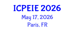 International Conference on Power Electronics and Instrumentation Engineering (ICPEIE) May 17, 2026 - Paris, France