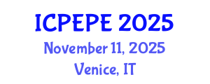International Conference on Power Electronics and Power Engineering (ICPEPE) November 11, 2025 - Venice, Italy