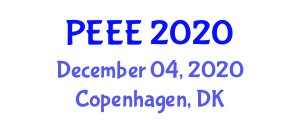 International Conference on Power, Energy and Electrical Engineering (PEEE) December 04, 2020 - Copenhagen, Denmark
