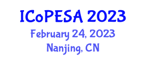 International Conference on Power Energy Systems and Applications (ICoPESA) February 24, 2023 - Nanjing, China