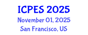 International Conference on Power Engineering and Systems (ICPES) November 01, 2025 - San Francisco, United States