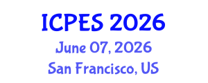 International Conference on Power Engineering and Systems (ICPES) June 07, 2026 - San Francisco, United States