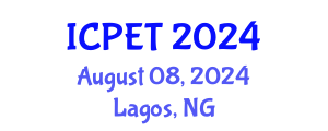 International Conference on Power Engineering and Technology (ICPET) August 08, 2024 - Lagos, Nigeria
