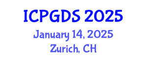 International Conference on Power Generation and Distribution Systems (ICPGDS) January 14, 2025 - Zurich, Switzerland