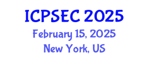 International Conference on Power Systems and Energy Conversion (ICPSEC) February 15, 2025 - New York, United States