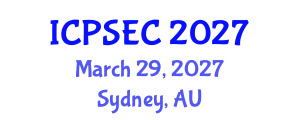 International Conference on Power Systems and Energy Conversion (ICPSEC) March 29, 2027 - Sydney, Australia International Conference on Power Systems and Energy Conversion (ICPSEC) March 29, 2027 - Sydney, Australia