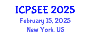 International Conference on Power Systems Engineering and Energy (ICPSEE) February 15, 2025 - New York, United States