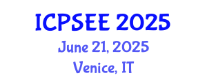 International Conference on Power Systems Engineering and Energy (ICPSEE) June 21, 2025 - Venice, Italy