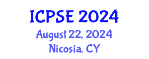 International Conference on Power Systems Engineering (ICPSE) August 22, 2024 - Nicosia, Cyprus