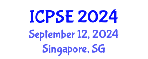 International Conference on Power Systems Engineering (ICPSE) September 12, 2024 - Singapore, Singapore