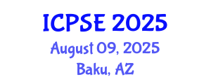 International Conference on Power Systems Engineering (ICPSE) August 09, 2025 - Baku, Azerbaijan