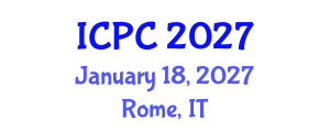 International Conference on Pragmatics and Communication (ICPC) January 18, 2027 - Rome, Italy International Conference on Pragmatics and Communication (ICPC) January 18, 2027 - Rome, Italy