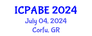 International Conference on Precision Agriculture and Biosystems Engineering (ICPABE) July 04, 2024 - Corfu, Greece