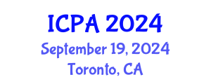 International Conference on Precision Agriculture (ICPA) September 19, 2024 - Toronto, Canada