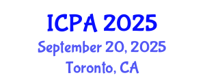 International Conference on Precision Agriculture (ICPA) September 20, 2025 - Toronto, Canada