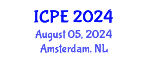 International Conference on Precision Engineering (ICPE) August 05, 2024 - Amsterdam, Netherlands