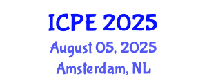 International Conference on Precision Engineering (ICPE) August 05, 2025 - Amsterdam, Netherlands