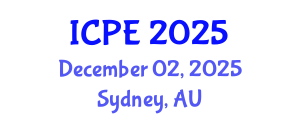 International Conference on Precision Engineering (ICPE) December 02, 2025 - Sydney, Australia