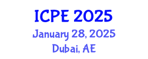 International Conference on Precision Engineering (ICPE) January 28, 2025 - Dubai, United Arab Emirates