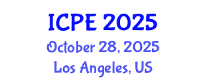International Conference on Precision Engineering (ICPE) October 28, 2025 - Los Angeles, United States