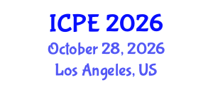 International Conference on Precision Engineering (ICPE) October 28, 2026 - Los Angeles, United States