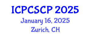 International Conference on Prestressed Concrete Structures and Corrosion Prevention (ICPCSCP) January 16, 2025 - Zurich, Switzerland