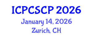 International Conference on Prestressed Concrete Structures and Corrosion Prevention (ICPCSCP) January 14, 2026 - Zurich, Switzerland