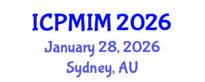 International Conference on Preventive Medicine and Integrative Medicine (ICPMIM) January 28, 2026 - Sydney, Australia