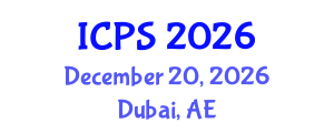 International Conference on Probability and Statistics (ICPS) December 20, 2026 - Dubai, United Arab Emirates International Conference on Probability and Statistics (ICPS) December 20, 2026 - Dubai, United Arab Emirates