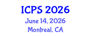 International Conference on Probability and Statistics (ICPS) June 14, 2026 - Montreal, Canada