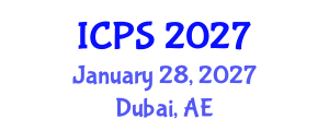 International Conference on Probability and Statistics (ICPS) January 28, 2027 - Dubai, United Arab Emirates International Conference on Probability and Statistics (ICPS) January 28, 2027 - Dubai, United Arab Emirates