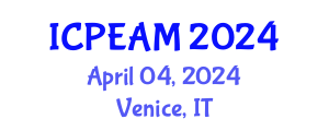 International Conference on Process Engineering and Advanced Materials (ICPEAM) April 04, 2024 - Venice, Italy