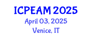 International Conference on Process Engineering and Advanced Materials (ICPEAM) April 03, 2025 - Venice, Italy