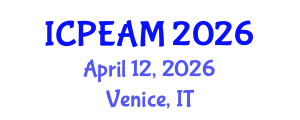 International Conference on Process Engineering and Advanced Materials (ICPEAM) April 12, 2026 - Venice, Italy