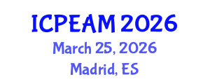 International Conference on Process Engineering and Advanced Materials (ICPEAM) March 25, 2026 - Madrid, Spain