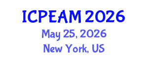 International Conference on Process Engineering and Advanced Materials (ICPEAM) May 25, 2026 - New York, United States International Conference on Process Engineering and Advanced Materials (ICPEAM) May 25, 2026 - New York, United States