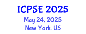 International Conference on Process Systems Engineering (ICPSE) May 24, 2025 - New York, United States