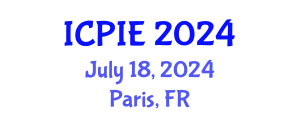 International Conference on Production and Industrial Engineering (ICPIE) July 18, 2024 - Paris, France