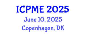 International Conference on Production and Manufacturing Engineering (ICPME) June 10, 2025 - Copenhagen, Denmark