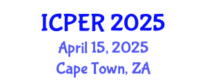 International Conference on Production, Energy and Reliability (ICPER) April 15, 2025 - Cape Town, South Africa