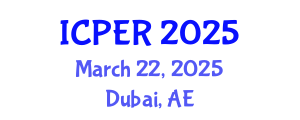 International Conference on Production, Energy and Reliability (ICPER) March 22, 2025 - Dubai, United Arab Emirates