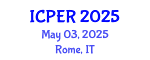 International Conference on Production, Energy and Reliability (ICPER) May 03, 2025 - Rome, Italy