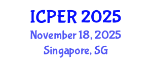 International Conference on Production, Energy and Reliability (ICPER) November 18, 2025 - Singapore, Singapore